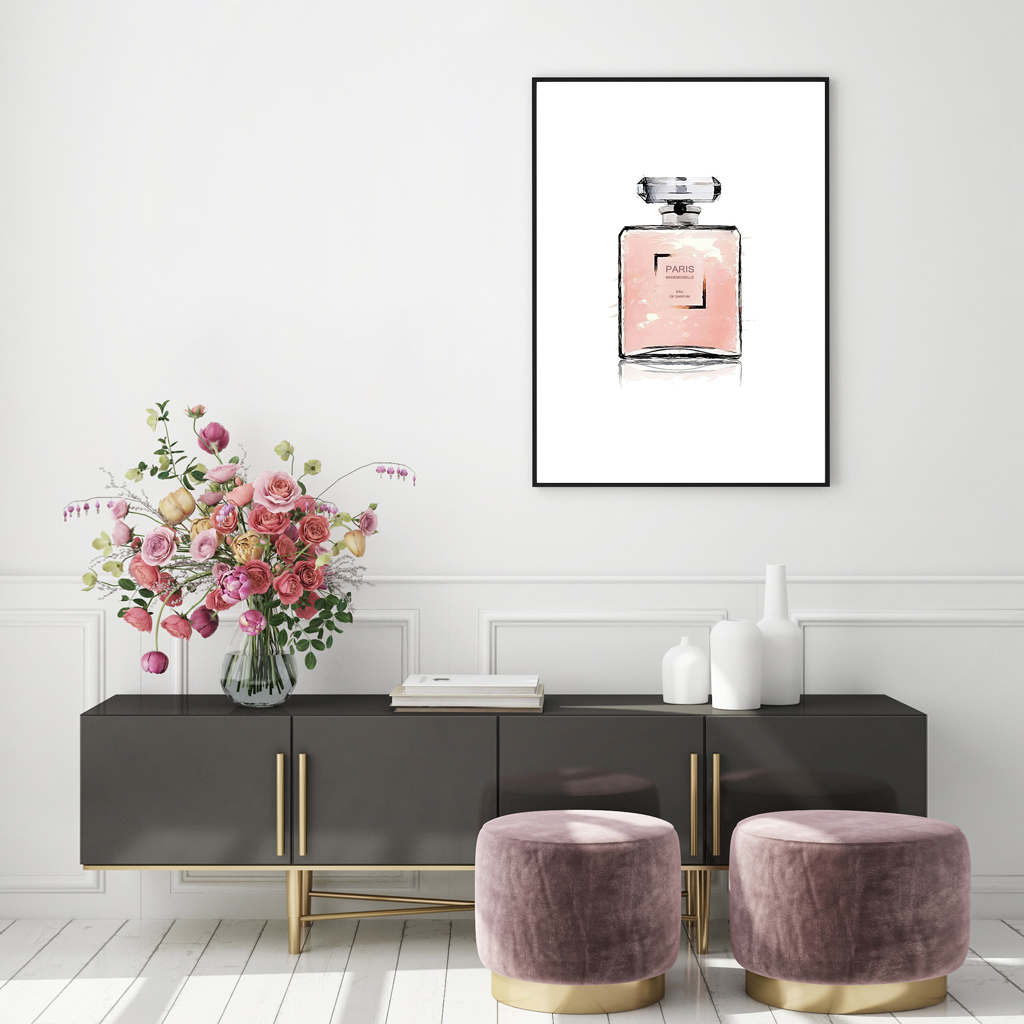 Wall art - Paris Perfume- Canvas Prints - Poster Prints - Art Prints ...