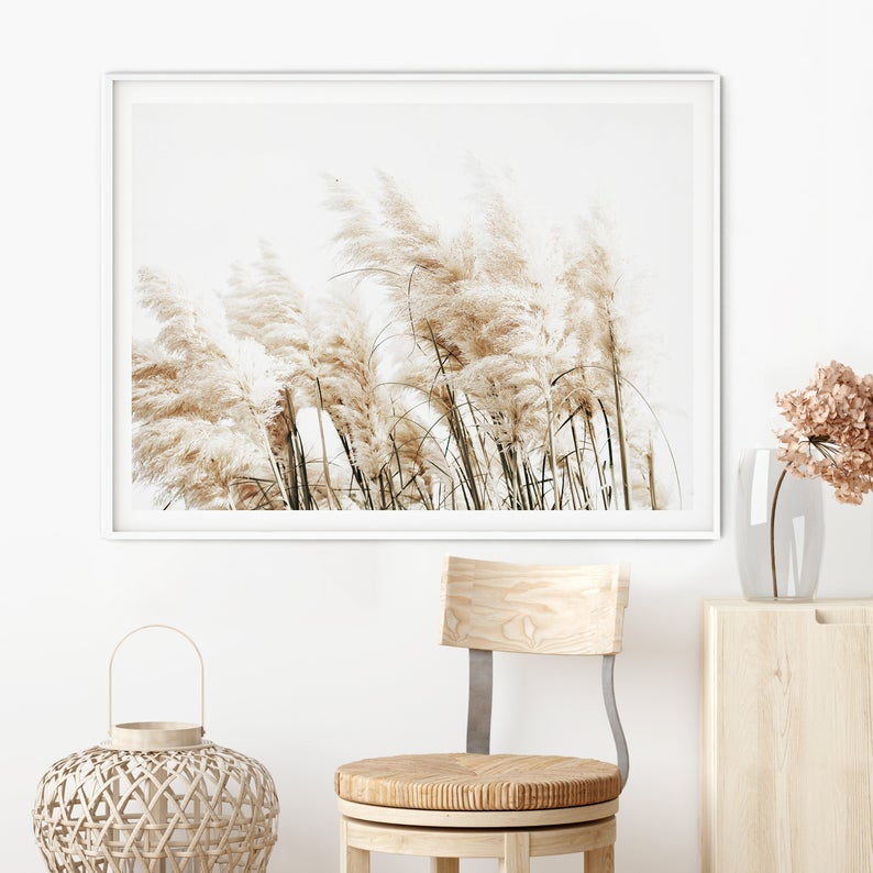 Wall art - Pampas Grass - Canvas Prints - Poster Prints - Art Prints