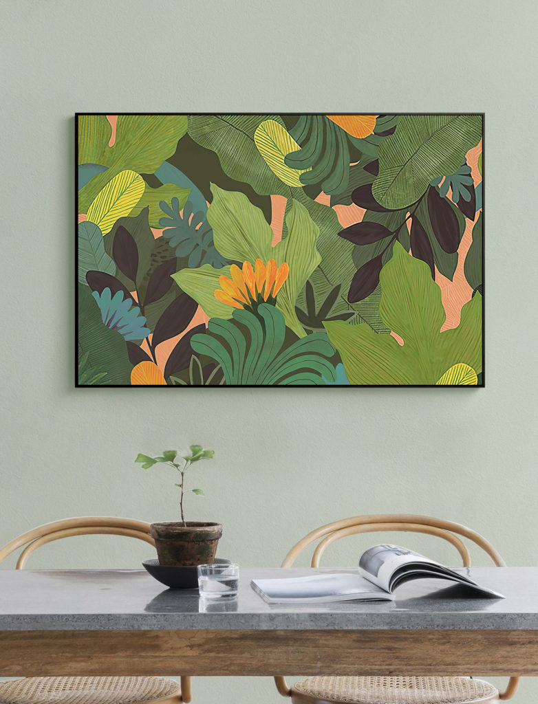 Botanical Art - Tropical Leaves - Canvas Prints-Poster Prints - Art ...