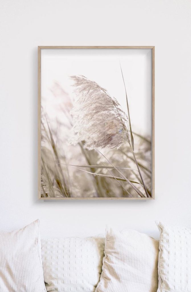 Wall art - Pampas Grass 2 sets- Canvas Prints- Poster Prints - Art ...