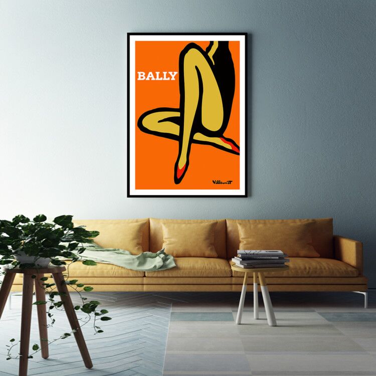 Wall Art - Bally Orange Legs - Canvas Prints-Poster Prints - Art Prints ...