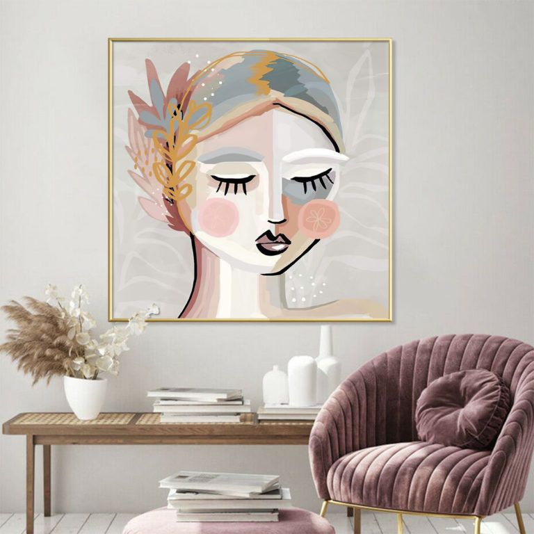 Wall Art - Calm Girl - Canvas Prints-Poster Prints - Art Prints ...