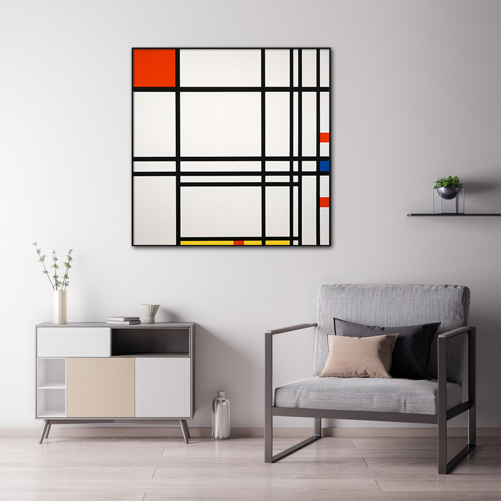 Wall Art - Abstract Art By Piet Mondrian - Canvas Prints-Poster Prints ...