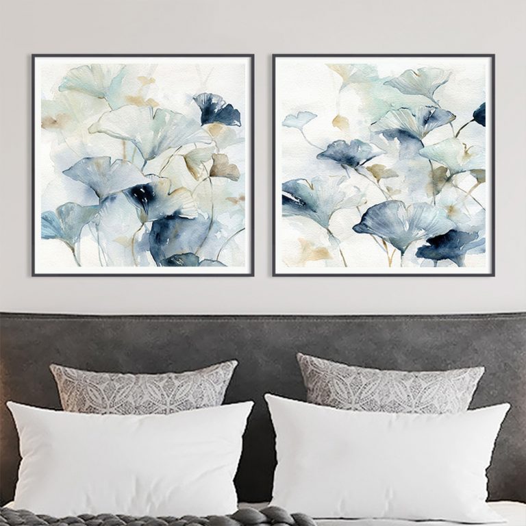 Wall Art - Gingko Leaves By Carol Robinson (2 sets)- Canvas Prints ...