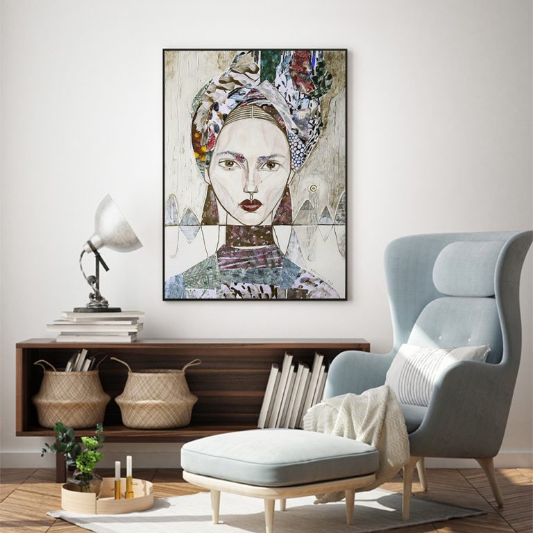 Wall Art – Woman Face I – Canvas Prints-Poster Prints – Art Prints ...