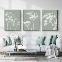 Sage Green Abstract Art | Statement Art Prints | Extra good Large Wall Art | Set of 2 Art Prints | Wall Art Bundle