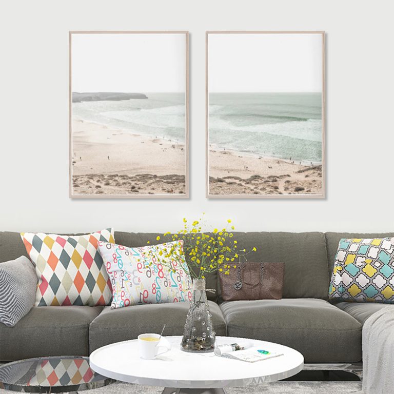 Wall art - Coastal Prints (2 sets)- Canvas Prints- Poster Prints - Art ...