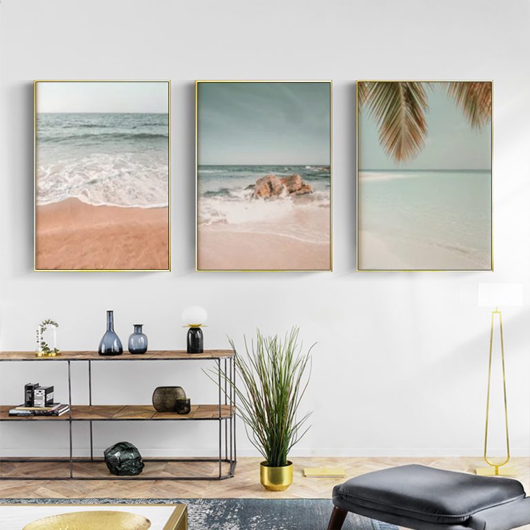 Wall Art Tropical Beach Sets Poster Prints Canvas Prints Art