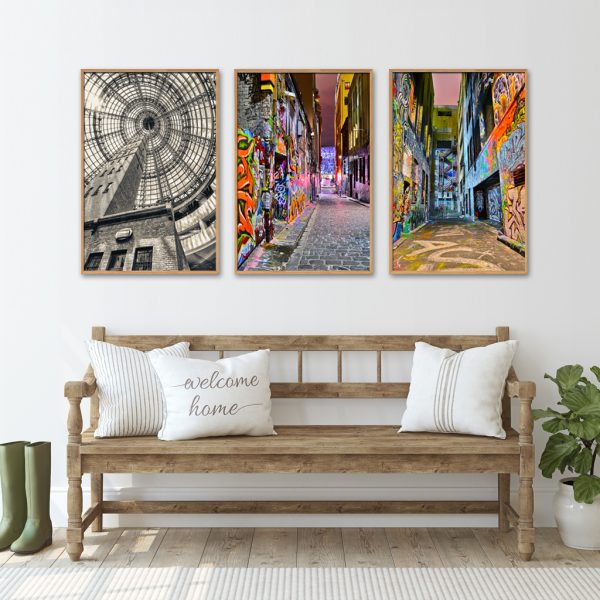 Wall Art - Melbourne Street Art (3 sets) - Canvas Prints-Poster Prints - Image 3